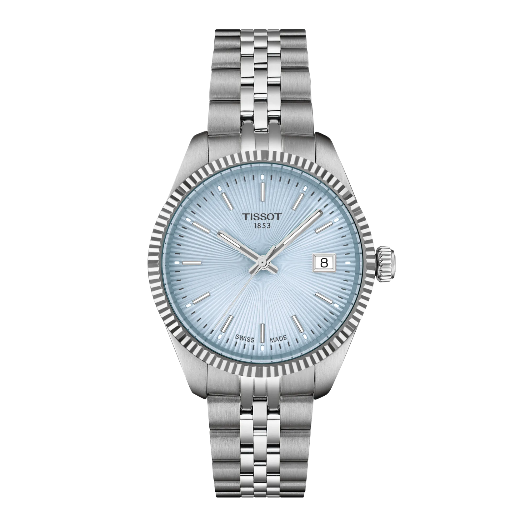 TISSOT T156.210.11.351.00 Watch - Elegant Stainless Steel Case Swiss Quartz Movement Water Resistant 100m Classic Design (Ima