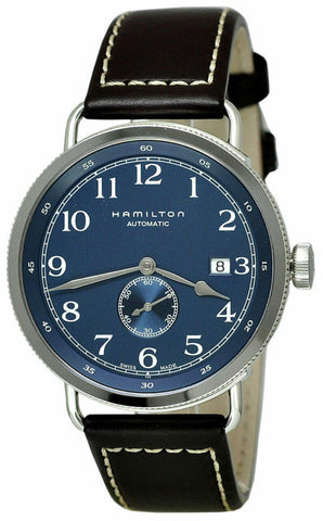 Hamilton H78455543 Watch - Khaki Navy Pioneer Small Second Auto