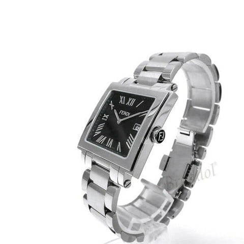 FENDI F606011000 Watch - QUADOROMEN Dial: Black [Parallel Import]