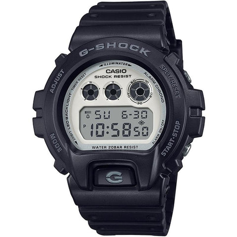 CASIO DW-6900WD-1JF Watch - Men's G-SHOCK Black and Brilliant White Series