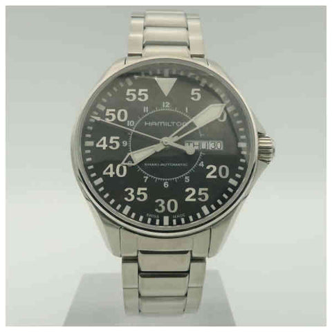 Hamilton H64425135 Watch - Khaki Aviation Khaki Pilot Day Date Auto (Image 4)