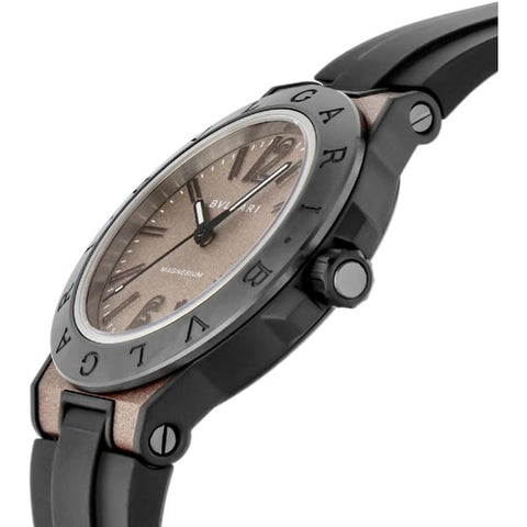 BVLGARI DG41C11SMCVD Watch - Diagono Magnesium Brown Imported Watch with 2-Year Warranty (Image 2)