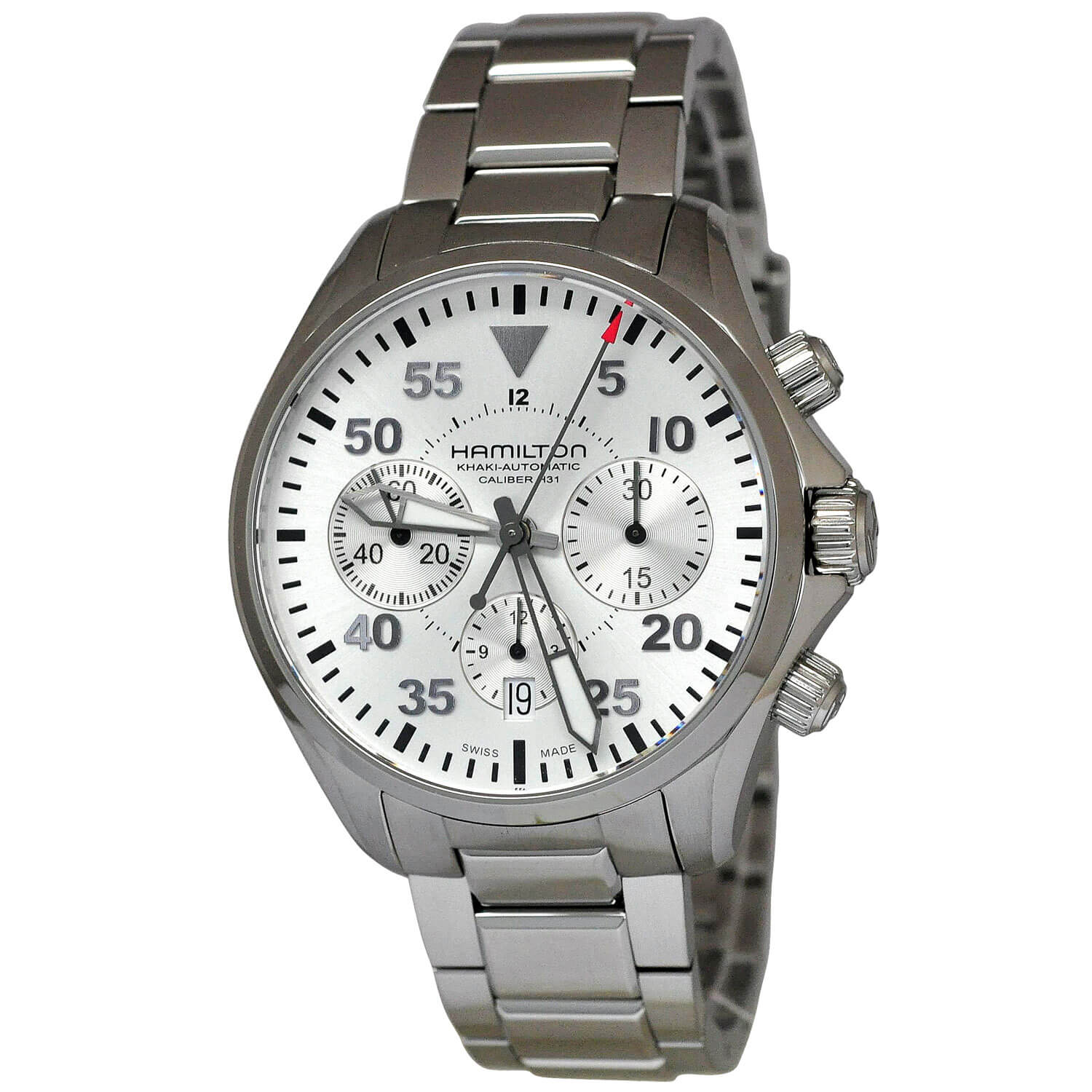 Hamilton H64666155 Watch - Khaki Aviation Khaki Pilot Auto Chrono (Image 2)