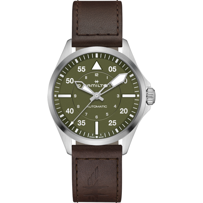 Hamilton H76305560 Watch - Khaki Aviation Pilot Auto 39mm