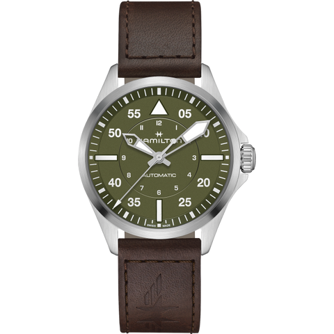 Hamilton H76305560 Watch - Khaki Aviation Pilot Auto 39mm