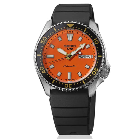 SEIKO 5 Sports SRPL89K1 Automatic Orange Dial Men's Watch
