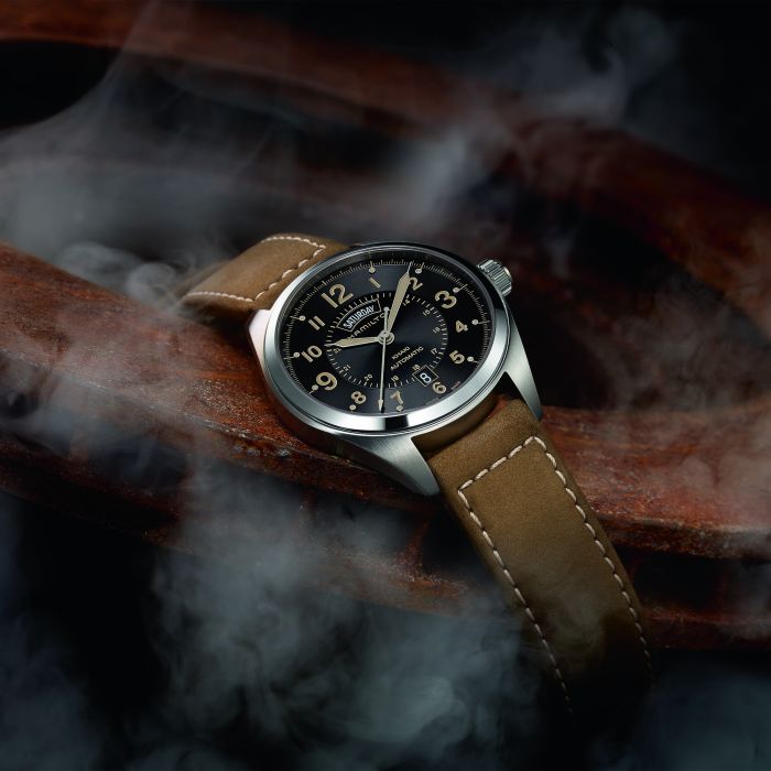 Hamilton H70505833 Watch - Khaki Field Day Date Auto (Image 7)