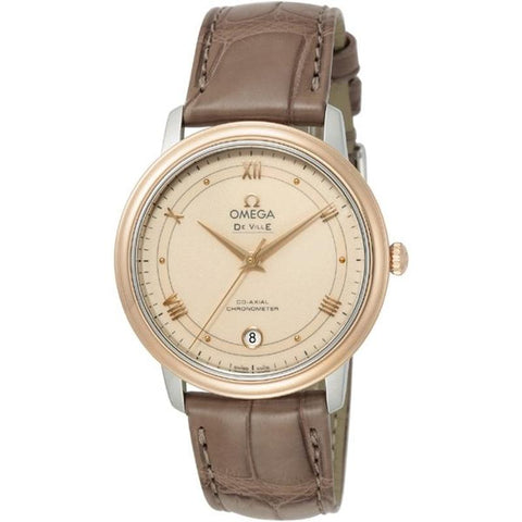 OMEGA 424.23.37.20.09.001 Watch - De Ville Prestige 5-Year Warranty White [Parallel Import]