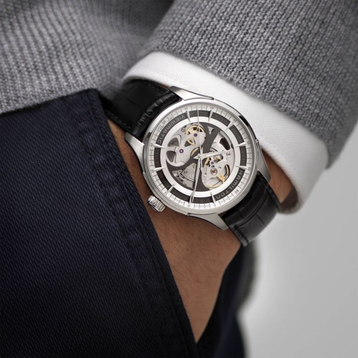 Hamilton H42555751 Watch - Jazzmaster Viewmatic Skeleton Gent Auto (Image 3)