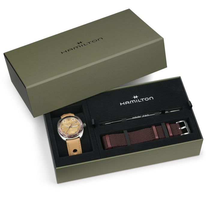 Hamilton H35435820 Watch - American Classic Pan Europ Day Date Auto (Image 9)