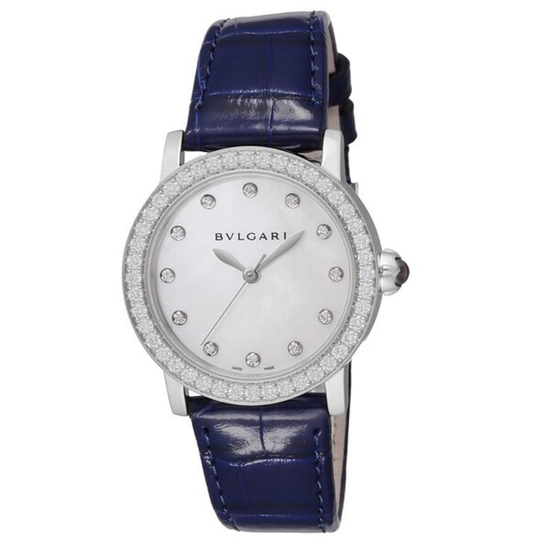 BVLGARI BBL33WSLC4D/12 Watch - Women's Alligator Belt Parallel Import 2-Year Warranty