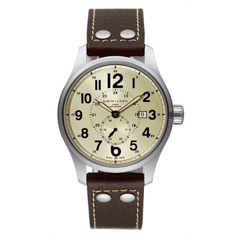 Hamilton H70655723 Watch - Khaki Field Khaki Officer Auto (Image 3)