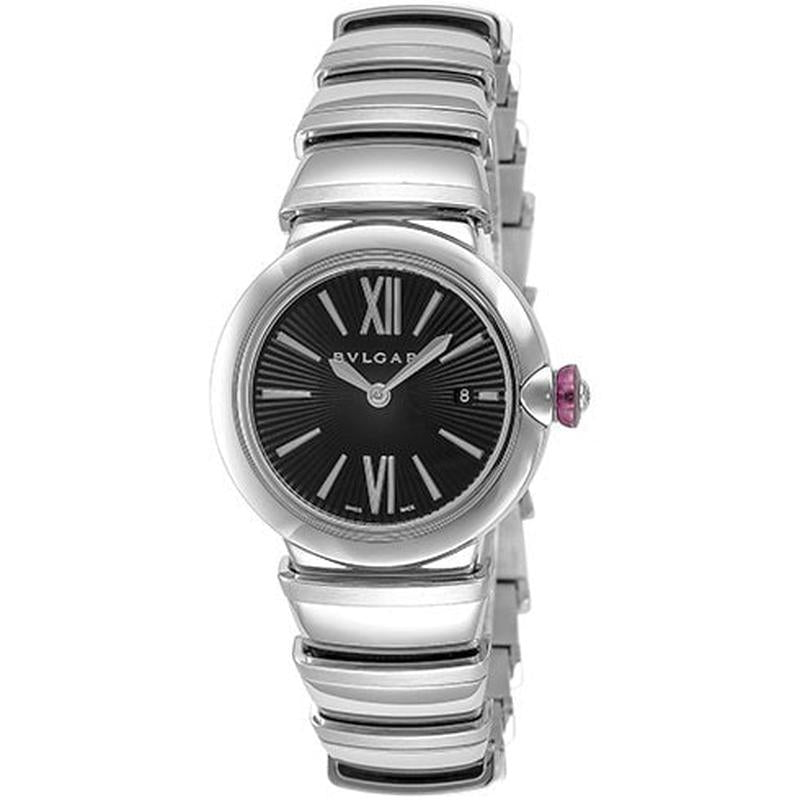 BVLGARI LU28BSSD Watch - Women's LVCEA Black Parallel Imported Watch with 2-Year Warranty