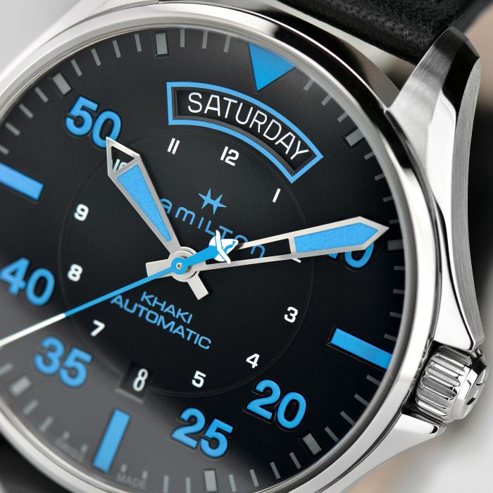 Hamilton H64625731 Watch - Khaki Aviation Khaki Pilot Day-Date - Air Zermatt Auto (Image 2)