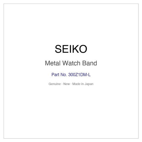 SEIKO 300Z1DM-L Metal Watch Band for SNZG17J1 SNZG17JC and More Models