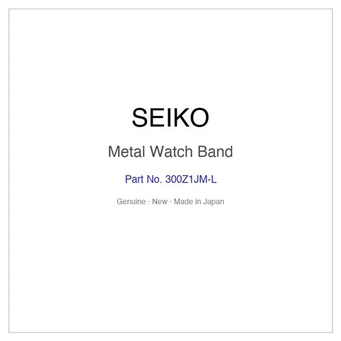 SEIKO 300Z1JM-L Metal Watch Band for SNZG03K1 SNZG05K1 SNZG13K1 and More Models