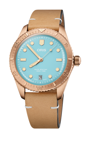 Oris 01-733-7771-3155-07-3-19-02BRS Watch - Divers Sixty-Five Cotton Candy (Image 6)