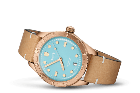 Oris 01-733-7771-3155-07-3-19-02BRS Watch - Divers Sixty-Five Cotton Candy