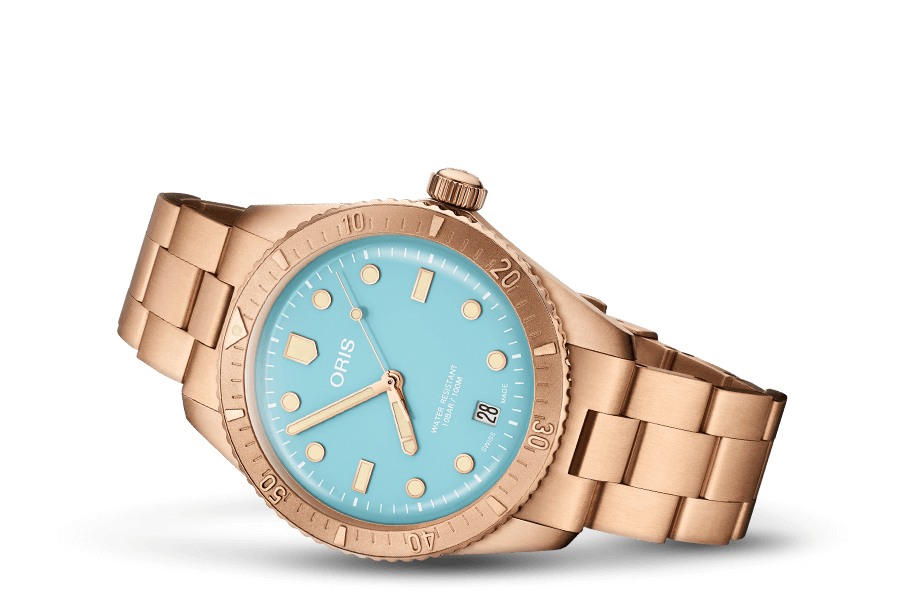 Oris 01-733-7771-3155-07-3-19-02BRS Watch - Divers Sixty-Five Cotton Candy (Image 2)