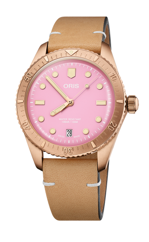 Oris 01-733-7771-3158-07-3-19-04BRS Watch - Divers Sixty-Five Cotton Candy (Image 6)
