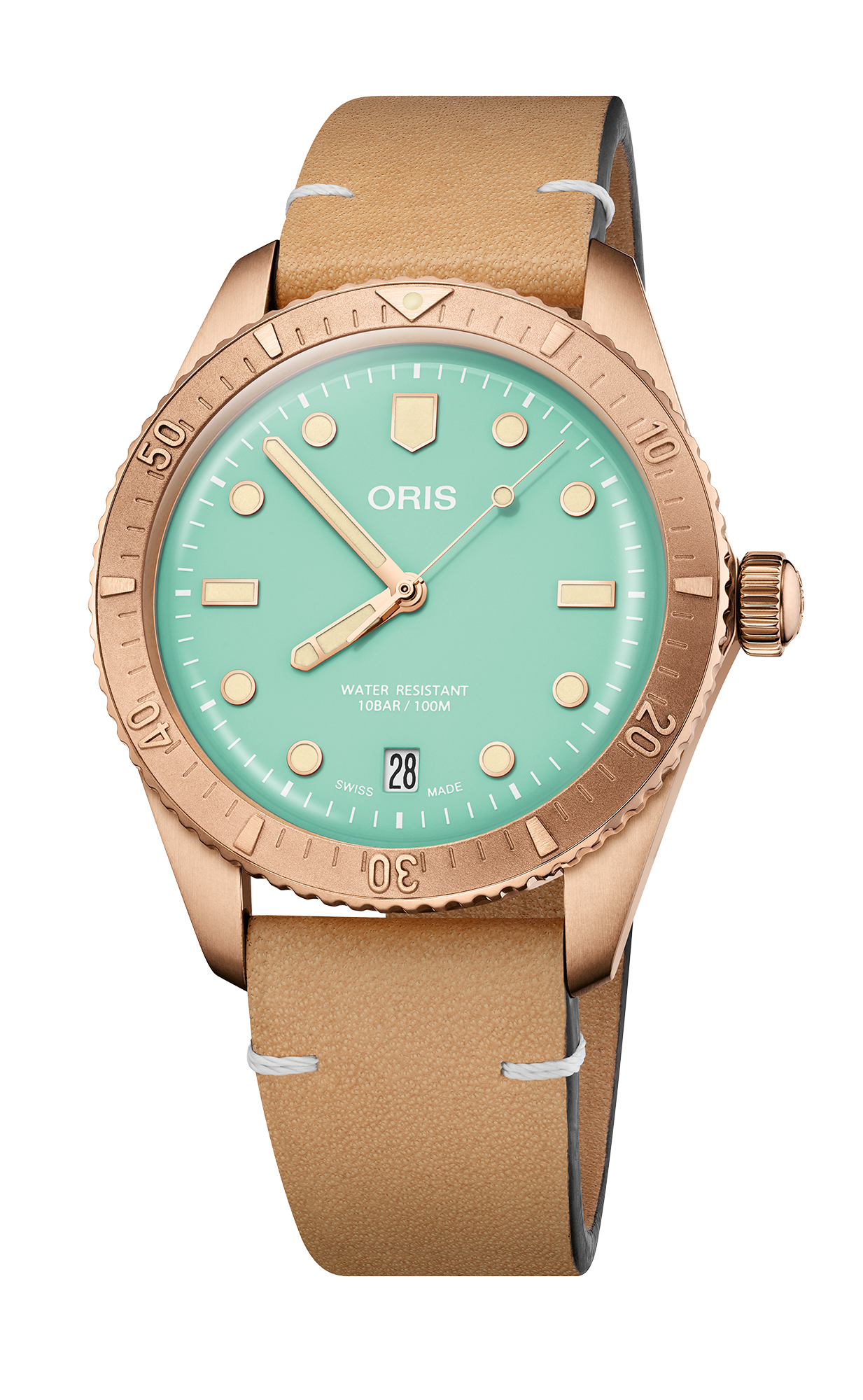 Oris 01-733-7771-3157-07-3-19-03BRS Watch - Divers Sixty-Five Cotton Candy (Image 6)