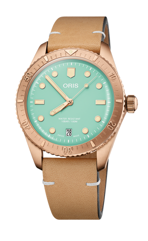 Oris 01-733-7771-3157-07-3-19-03BRS Watch - Divers Sixty-Five Cotton Candy (Image 6)