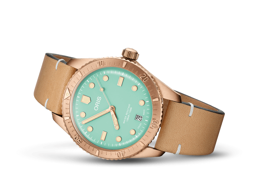 Oris 01-733-7771-3157-07-3-19-03BRS Watch - Divers Sixty-Five Cotton Candy