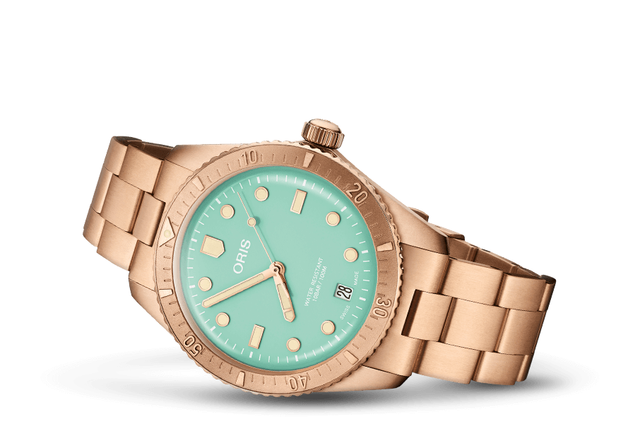 Oris 01-733-7771-3157-07-3-19-03BRS Watch - Divers Sixty-Five Cotton Candy (Image 2)