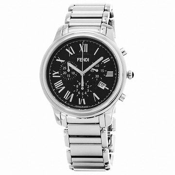 FENDI F252011000 Watch - FENDI Classico Round Chronograph - Elegant Timepiece with Chronograph Functionality