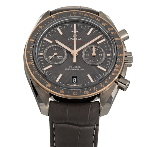 OMEGA 311.63.44.51.99.001 Speedmaster 5-Year Warranty Grey Dial Chronograph Automatic Watch