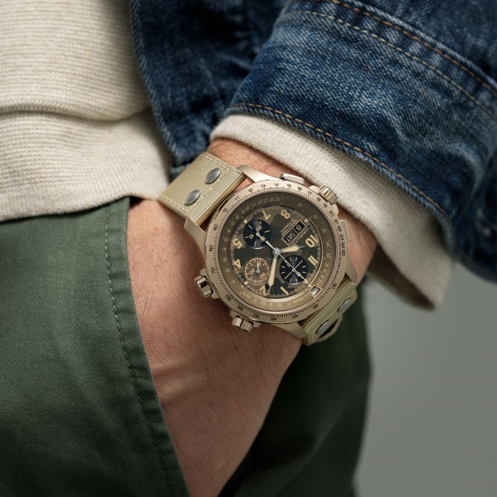 Hamilton H77916920 Watch - Khaki Aviation X-Wind Auto Chrono (Image 5)