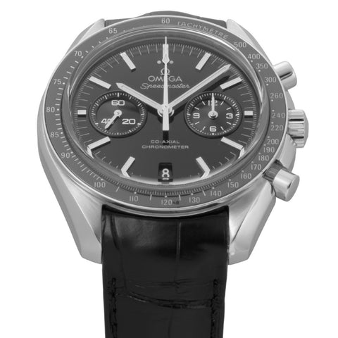 OMEGA 31193445101002 Speedmaster Two Counters 5-Year Warranty Black Dial Chronograph Stainless Steel