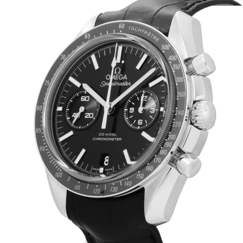 OMEGA 31193445101002 Speedmaster Two Counters 5-Year Warranty Black Dial Chronograph Stainless Steel
