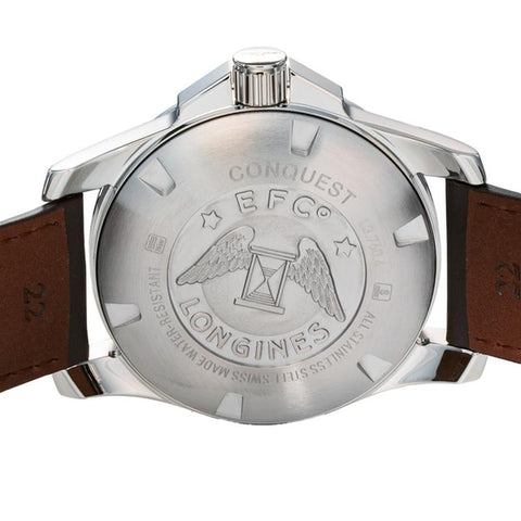 Longines Conquest 2-Year Warranty Silver L3.760.4.76.5 [Parallel Import]