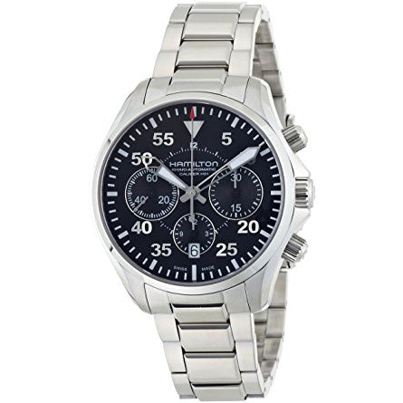 Hamilton H64666135 Watch - Khaki Aviation Khaki Pilot Auto Chrono (Image 5)