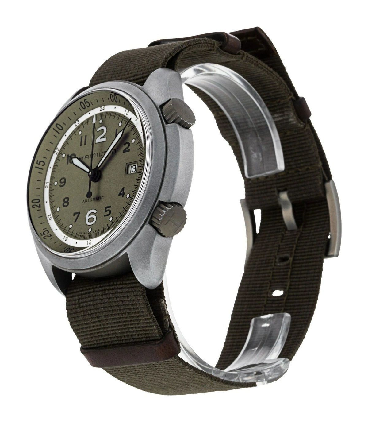 Hamilton H80405865 Watch - Khaki Aviation Pilot Pioneer Aluminium Auto (Image 4)