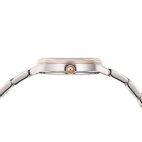 Orient Women's iO NATURAL&PLAIN Solar Powered Metal Band Watch RN-WG0006P