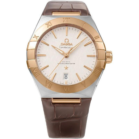 OMEGA Constellation 5-Year Warranty Sedna Gold (Strap: Brown) 131.23.39.20.02.001 [Parallel Import]