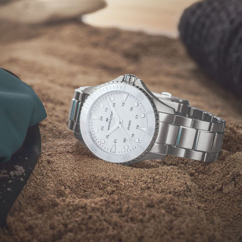 Hamilton H82221110 Watch - Khaki ネイビー Scuba Quartz (Image 5)
