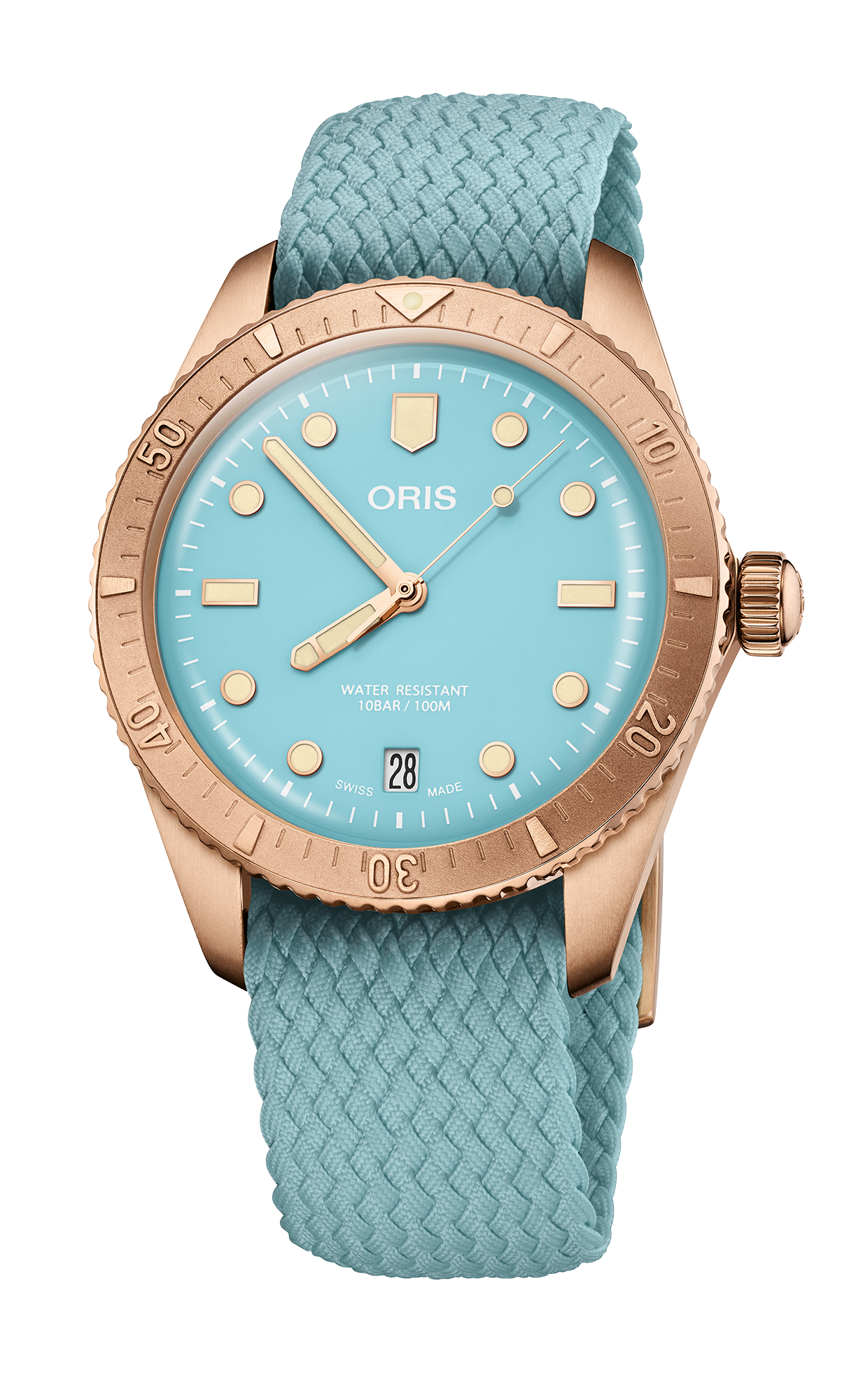 Oris 01-733-7771-3155-07-3-19-02BRS Watch - Divers Sixty-Five Cotton Candy (Image 5)