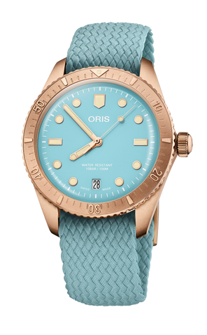 Oris 01-733-7771-3155-07-3-19-02BRS Watch - Divers Sixty-Five Cotton Candy (Image 5)