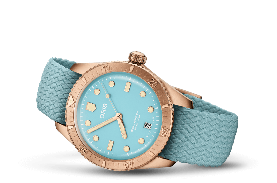 Oris 01-733-7771-3155-07-3-19-02BRS Watch - Divers Sixty-Five Cotton Candy (Image 3)