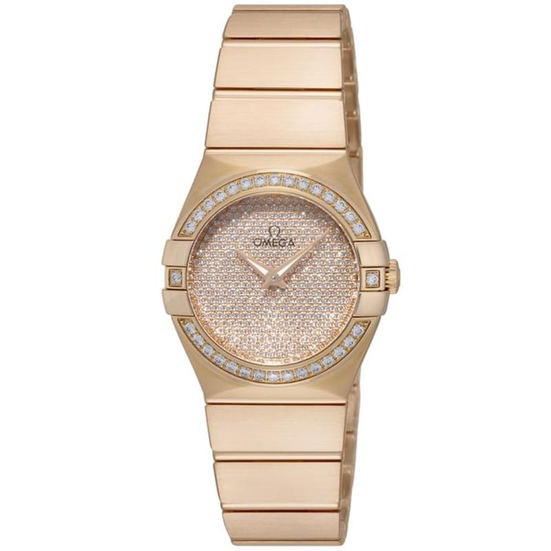 OMEGA 123.55.27.60.99.004 Watch - Constellation Quartz Ladies Metal Bracelet Parallel Import 5-Year Warranty