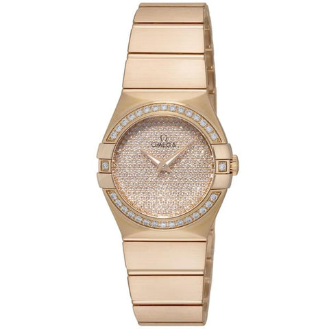 OMEGA 123.55.27.60.99.004 Watch - Constellation Quartz Ladies Metal Bracelet Parallel Import 5-Year Warranty