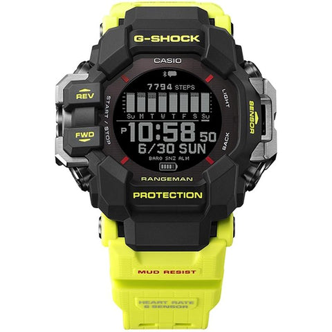 Casio Men's G-Shock Master of G-Land Rangeman in Rescue Yellow GPR-H1000RY-1A9JR
