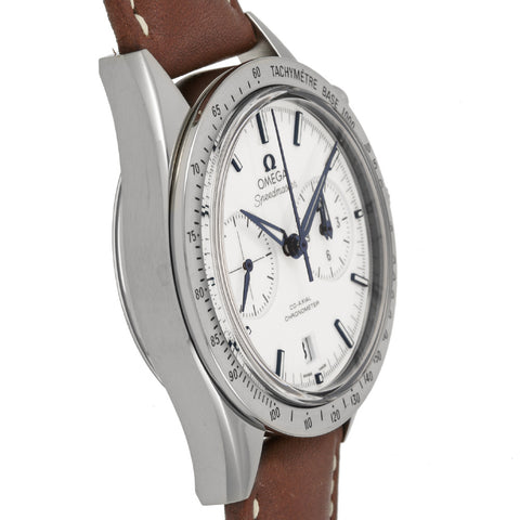 OMEGA 33192425104001 Speedmaster 57 Chronograph Swiss Movement White Dial 5-Year Warranty Luxury Timepiece