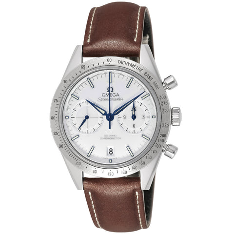 OMEGA 33192425104001 Speedmaster 57 Chronograph Swiss Movement White Dial 5-Year Warranty Luxury Timepiece