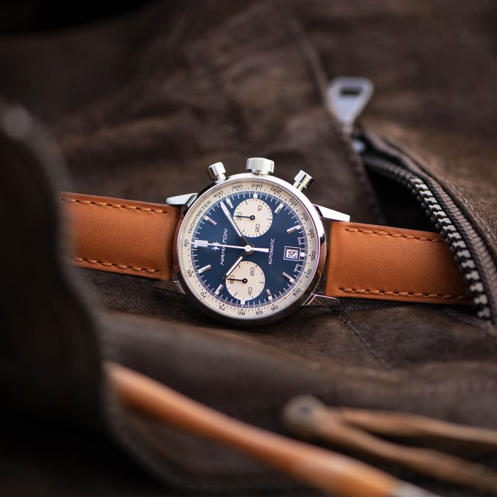 Hamilton H38416541 Watch - American Classic Intra-Matic Auto Chrono (Image 6)