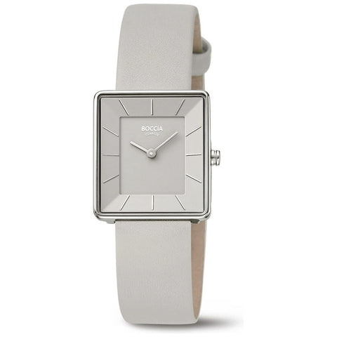 3351-01 1 Elegant Ladies Watch Leather Strap Quartz Water Resistant Stylish Design