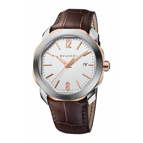 BVLGARI OC41BSLD Watch - Octo 2-Year Warranty Black [Parallel Import]